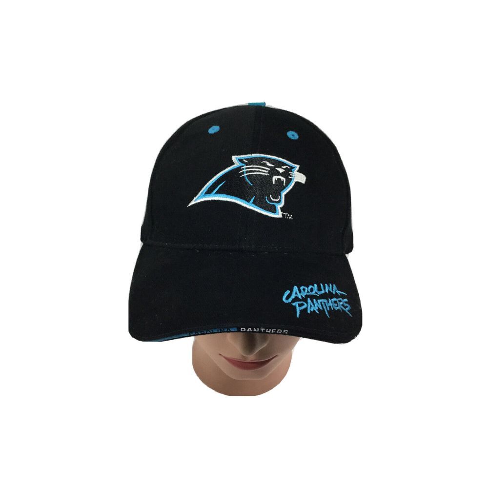 Carolina Panthers Team NFL Hat Black Baseball‎ Cap Adult One Size